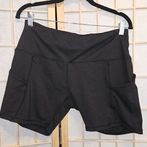 Women's Black Athletic Shorts
